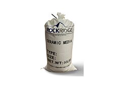Cone Shaped Ceramic Tumbling Media, 30 x 30, Light-cut, RockRidge, 50 lb bag